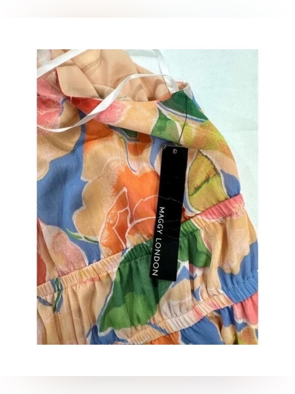 MAGGY LONDON Women's Floral Dress 10 - Picture 6 of 8